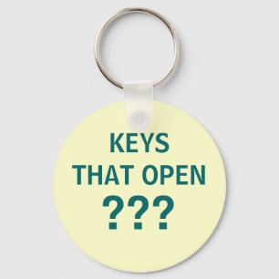 SLEUTELS DIE ??? OPENEN - sleutelhanger voor nutte