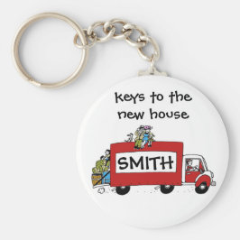 sleutels tot nieuwe woning, garage, opslag sleutelhanger