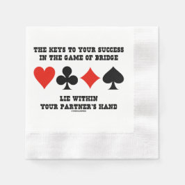 Sleutels tot uw succes in het bridgespel liggen bi servet