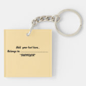 SLEUTELS VAN DE LANDMETER SLEUTELHANGER (Achterkant)