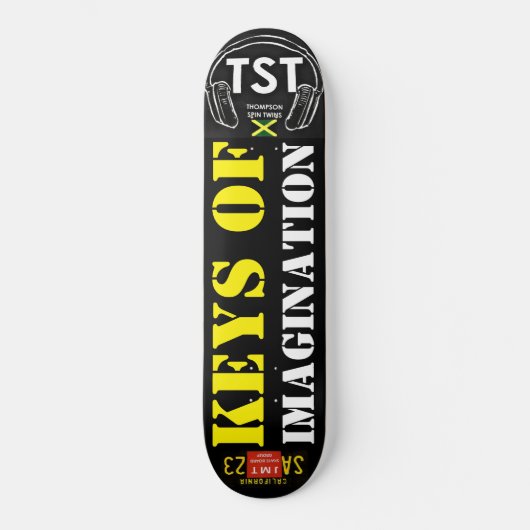 SLEUTELS VAN VERBEELDING Skateboard (Voorkant)