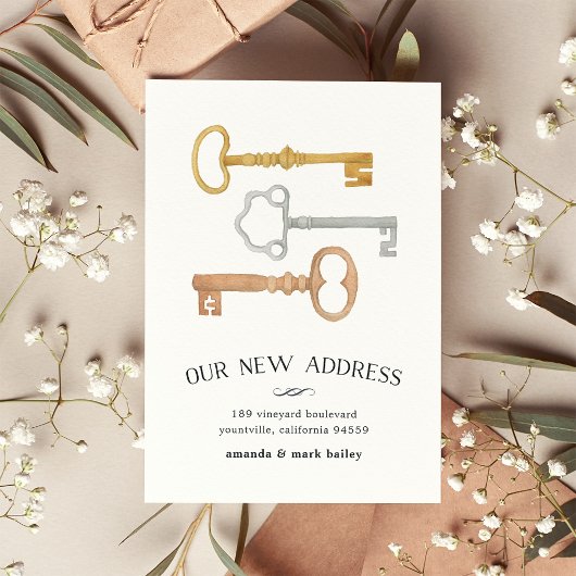 sleutels | Verplaatsingsaankondiging Aankondiging