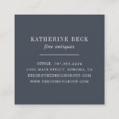  sleutels vierkante visitekaartje (Achterkant)