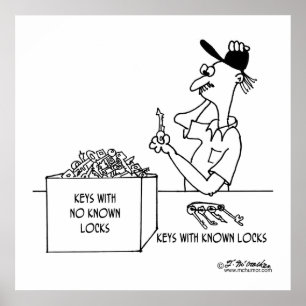 Sleutels zonder bekende vergrendelingen: poster