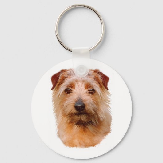 Sleutelwoord: Norfolk Terrier Sleutelhanger (Voorkant)
