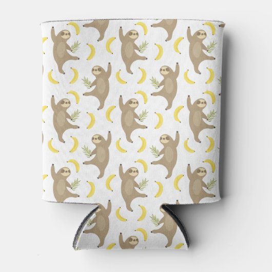 Sleuven en Bananas Pattern Blikjeskoeler (Voorkant)