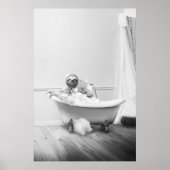 Sleuven in een Poster in bad (Voorkant)