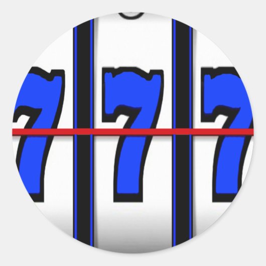 SLEUVEN VAN TRIPLE SEVEN RONDE STICKER (Voorkant)