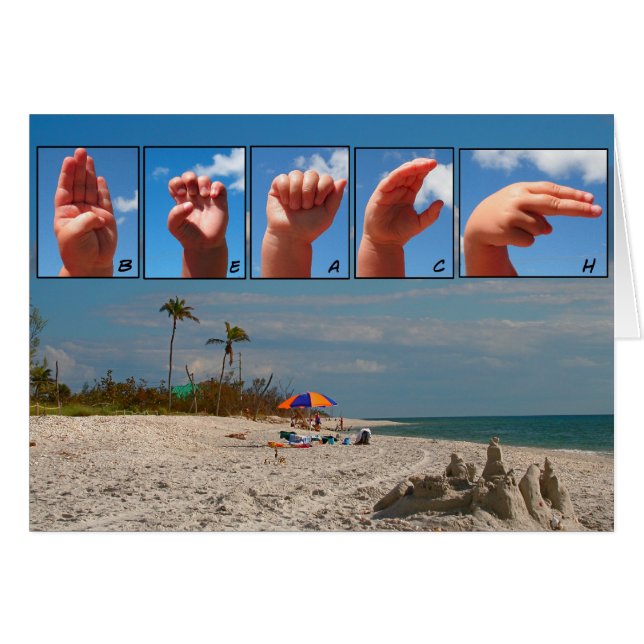 SLG Beach-kaart (Voorkant Horizontaal)