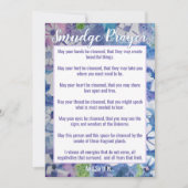 Slib Prayer voor het schoonmaken van de energiefil Kaart (Voorkant)