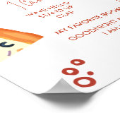 Slice Baby First Birthday Milestone Poster (Coin)