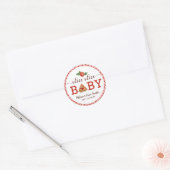 Slice Baby Pizza Baby shower Favoriete Sticker – (Envelop)