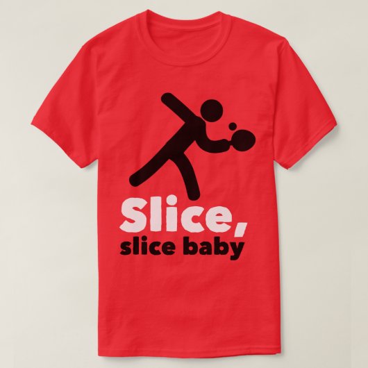 Slice Baby wit T-shirt (Design voorkant)