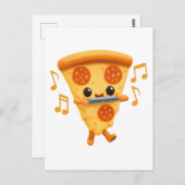 Slice Een mondharmonica spelen Briefkaart (Voorkant / Achterkant)