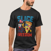 Slice of Freedom 4th juli Pizza USA vlag Zonnebril