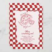 Slice of Fun Birthday Invitation (Devant / Derrière)