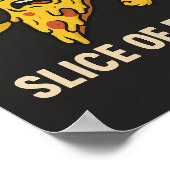 Slice of Pain - Funny Gym Motivation Poster (Coin)