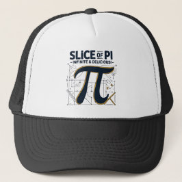 Slice Of Pi Trucker Hat - Grappig Wiskunde Liefheb Trucker Pet