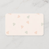 Slice Pizza Tijd Display Douche Informatiekaartje (Achterkant)