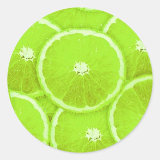 Slice Ronde Sticker (Voorkant)