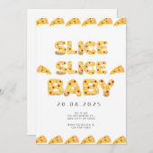 Slice Slice Baby, Baby shower Invitation (Devant / Derrière)