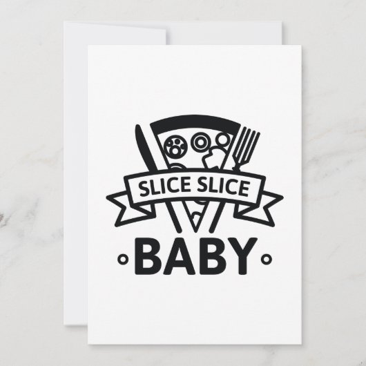 Slice Slice-Baby Bedankkaart (Voorkant)