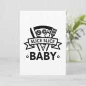 Slice Slice-Baby Bedankkaart (Staand voorkant)