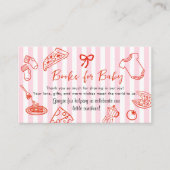 Slice Slice Baby Books for Baby Enclosure Card Informatiekaartje (Voorkant)