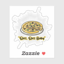 Slice, Slice Baby – Funny Pizza Lover Graphic Tee