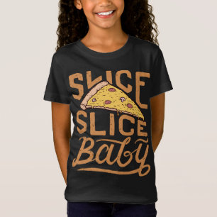 Slice Slice Baby Funny Pizza Lover Italiaans T-shirt