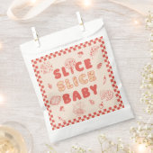 Slice Slice Baby Pizza Hand Drawn Baby Shower Bedankzakje (Geknipt)