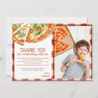 Slice Slice Baby Pizza moderne Anniversaire Merci 