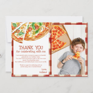 Slice Slice Baby Pizza moderne Anniversaire Merci