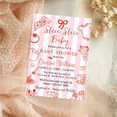 Slice Slice Baby Pizza Shower Invitation
