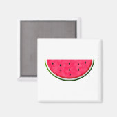 Slice-tekening van zoete watermeloenen magneet (Voorkant / Achterkant)