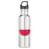 Slice-tekening van zoete watermeloenen waterfles (Voorkant)