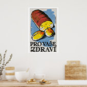 Sliced Bread - Matchbox Print - Czech Wall Art (Keuken)