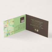 Sliced Bread on board, Bakery Gedetailleerd Visitekaartjes (Binnen)