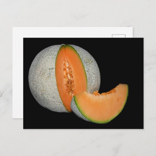 Sliced Cantaloupe Melon Briefkaart (Voorkant / Achterkant)