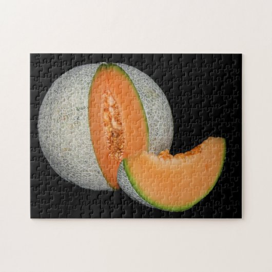 Sliced Cantaloupe Melon Legpuzzel (Horizontaal)