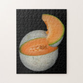 Sliced Cantaloupe Melon Legpuzzel (Verticaal)