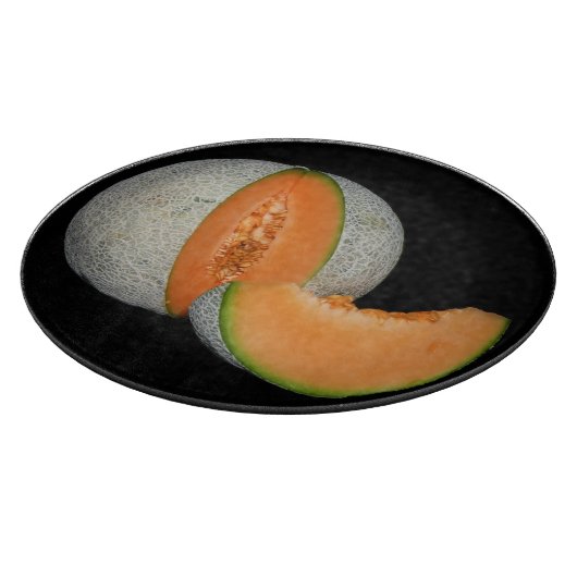 Sliced Cantaloupe Melon Snijplank (Hoek)