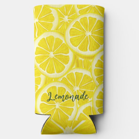 Sliced Lemons Design Seltzer Koelbox (Achterkant)