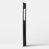 Slick Black Metallic Texture Case-Mate iPhone Case (Achterkant / Links)
