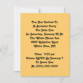 Slick Dapper Snapper ~ Invitation pour l'enterreme (Dos)