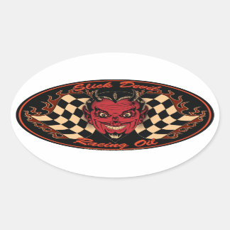 Slick Devil Motor Oil Sticker