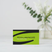 Slick Masculine Visitekaartjes (Staand voorkant)