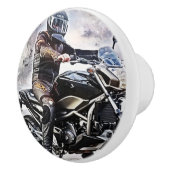 Slick Motorfiets Vuilfiets Biker Keramische Knop (Rechts)