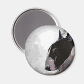 Slick urbain Anglais Bull Terrier Aimant frigo (Recto/Verso)