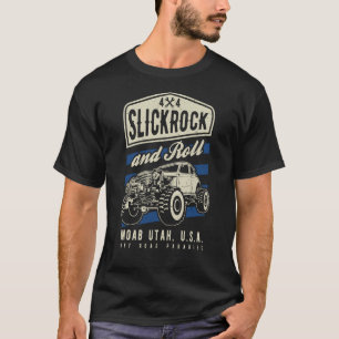 Slickrock en Roll Moab Utah Offroad Rock Crawler T-shirt